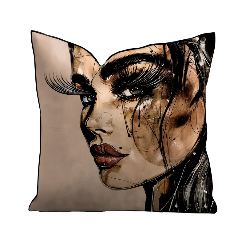 Coussin velours Golden Girl