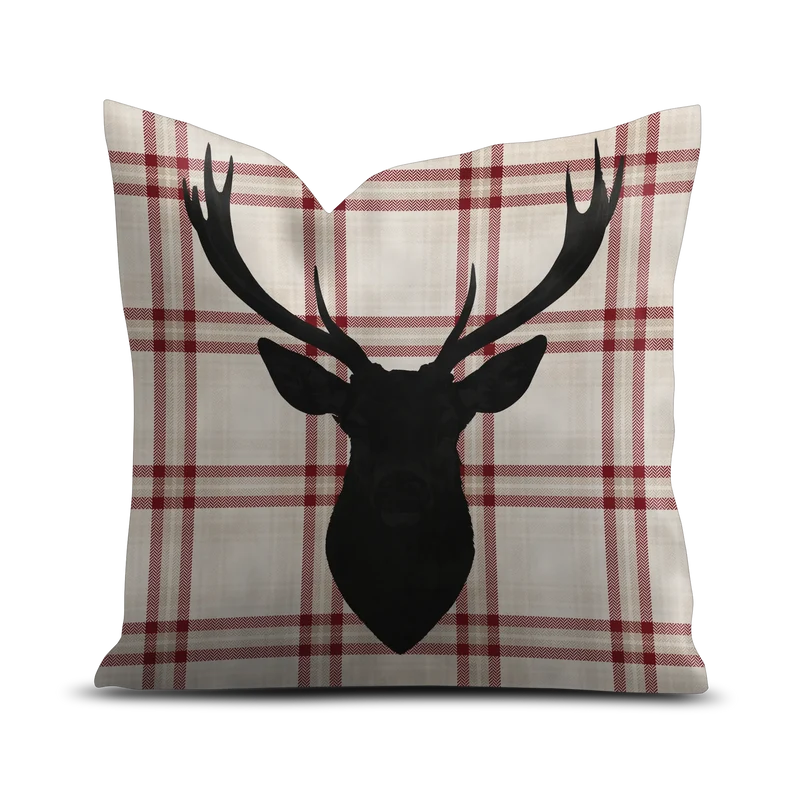 Coussin Velours Rennes Borno