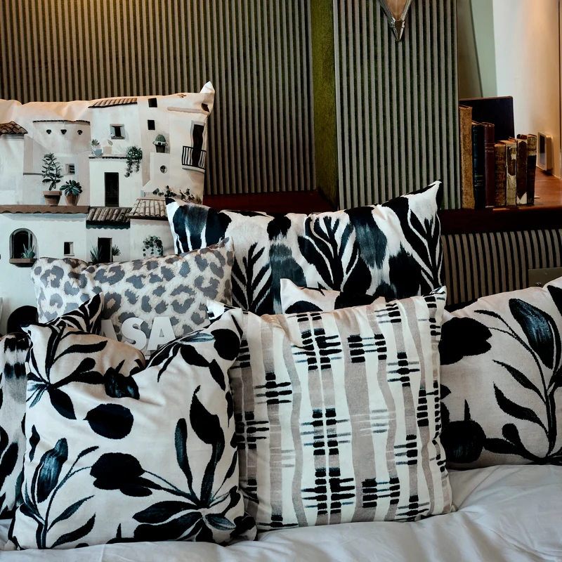 Coussin velours Tromso
