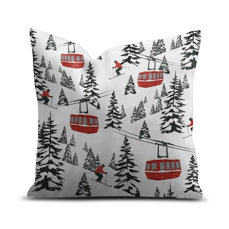 Coussin Velours Montagne Castelmoda