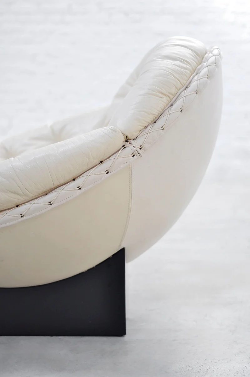 Illum Wikkelsø ‘Apollo’ Lounge Chair & Ottoman, 1970s