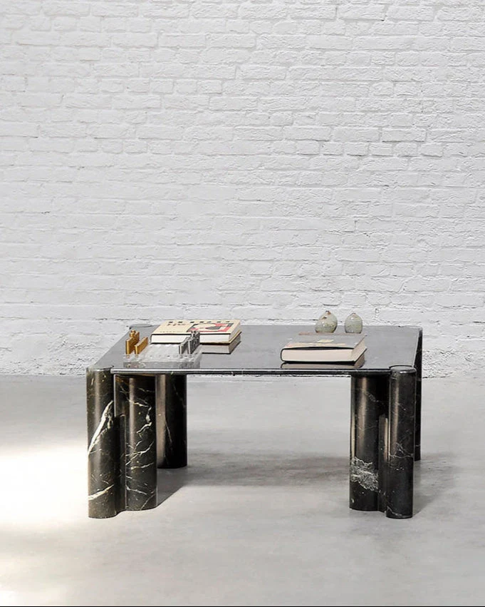 Marble Coffee Table In The Style Of Gae Aulenti, Italy 1960s