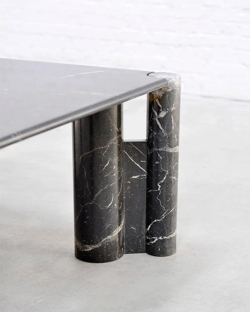 Marble Coffee Table In The Style Of Gae Aulenti, Italy 1960s