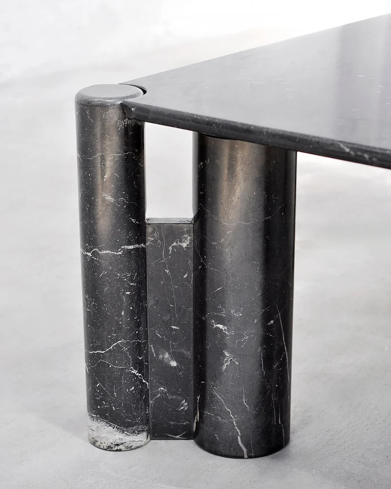 Marble Coffee Table In The Style Of Gae Aulenti, Italy 1960s
