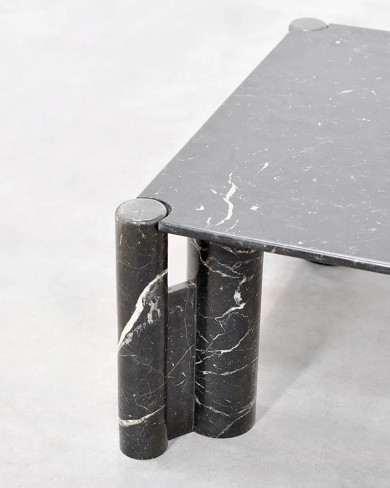 Marble Coffee Table In The Style Of Gae Aulenti, Italy 1960s