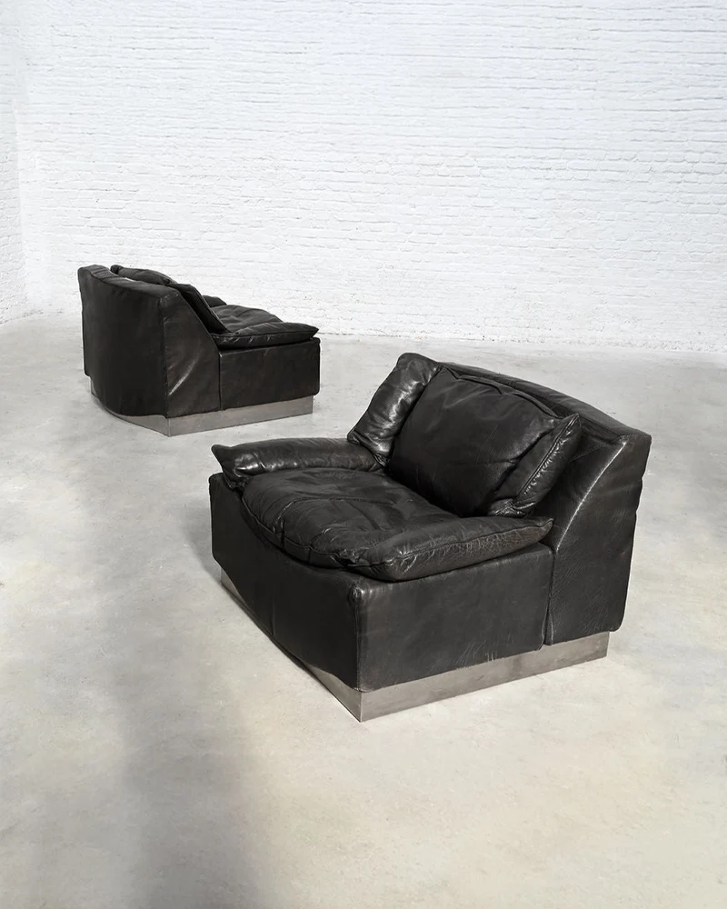 Pair of Armchairs by Luciano Frigerio, Italy 1960s