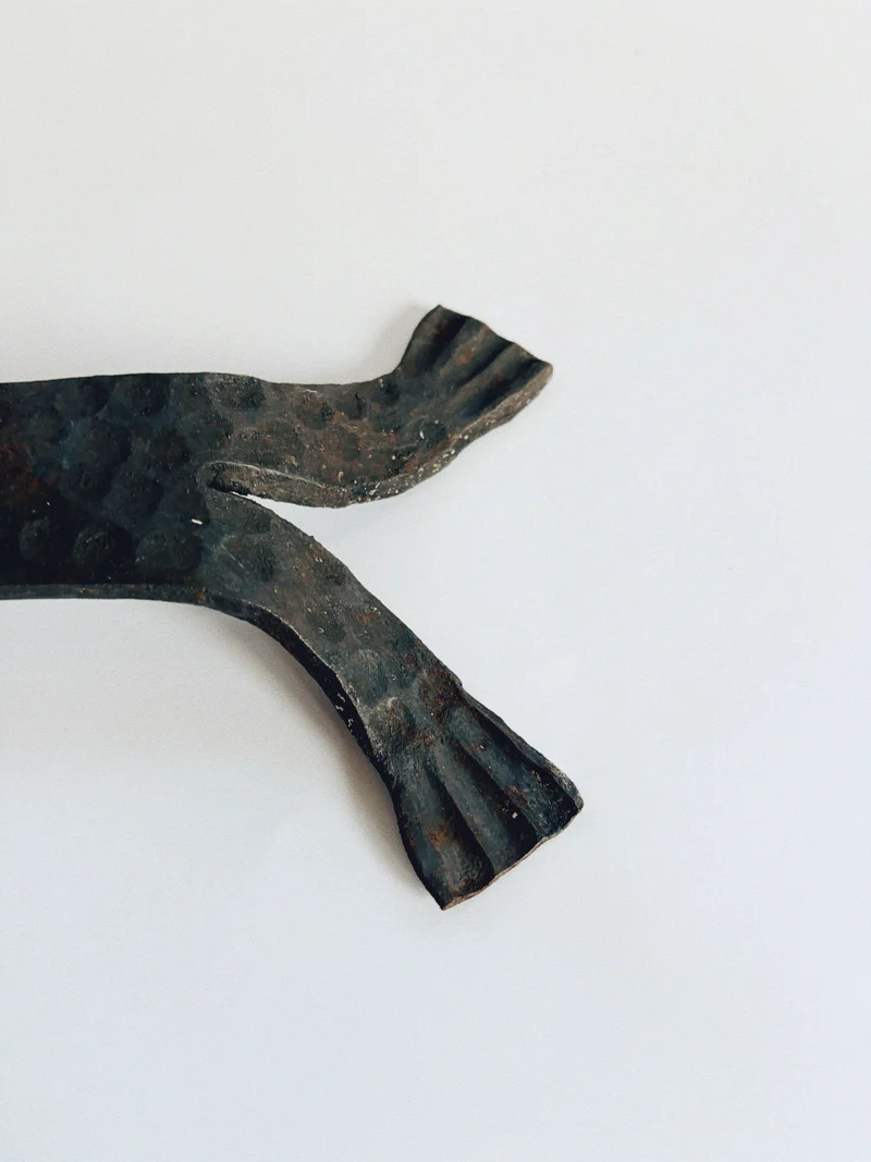 Hand Forged Candeholder, Poland