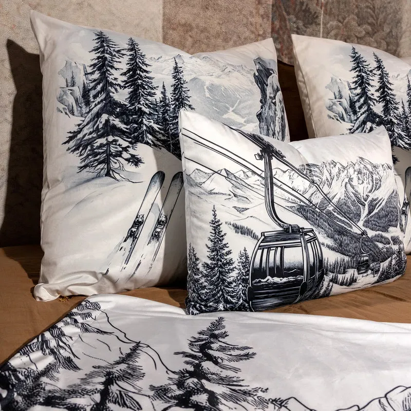 Coussin Velours Ski Macugnaga
