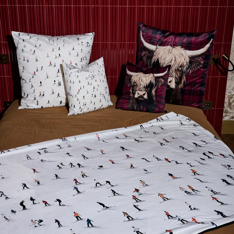 Coussin Velours Ski Vipiteno