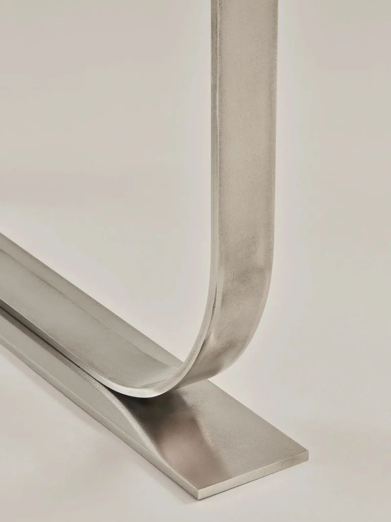 Serge Side Table, stainless steel