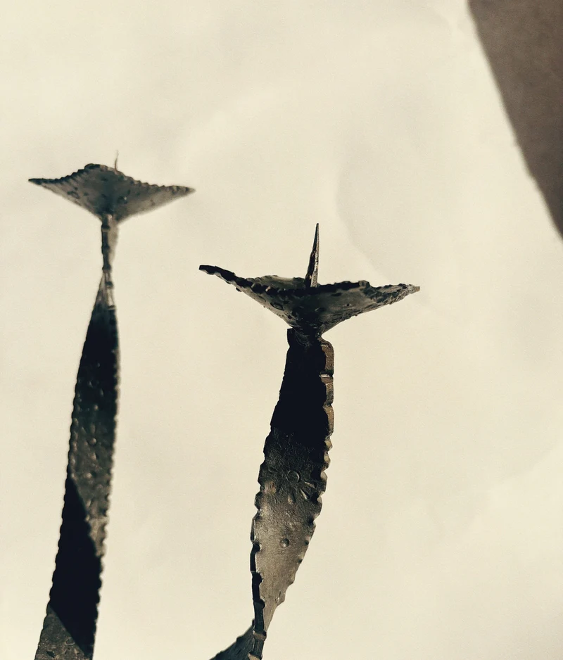 Artisan Metal Candlestick