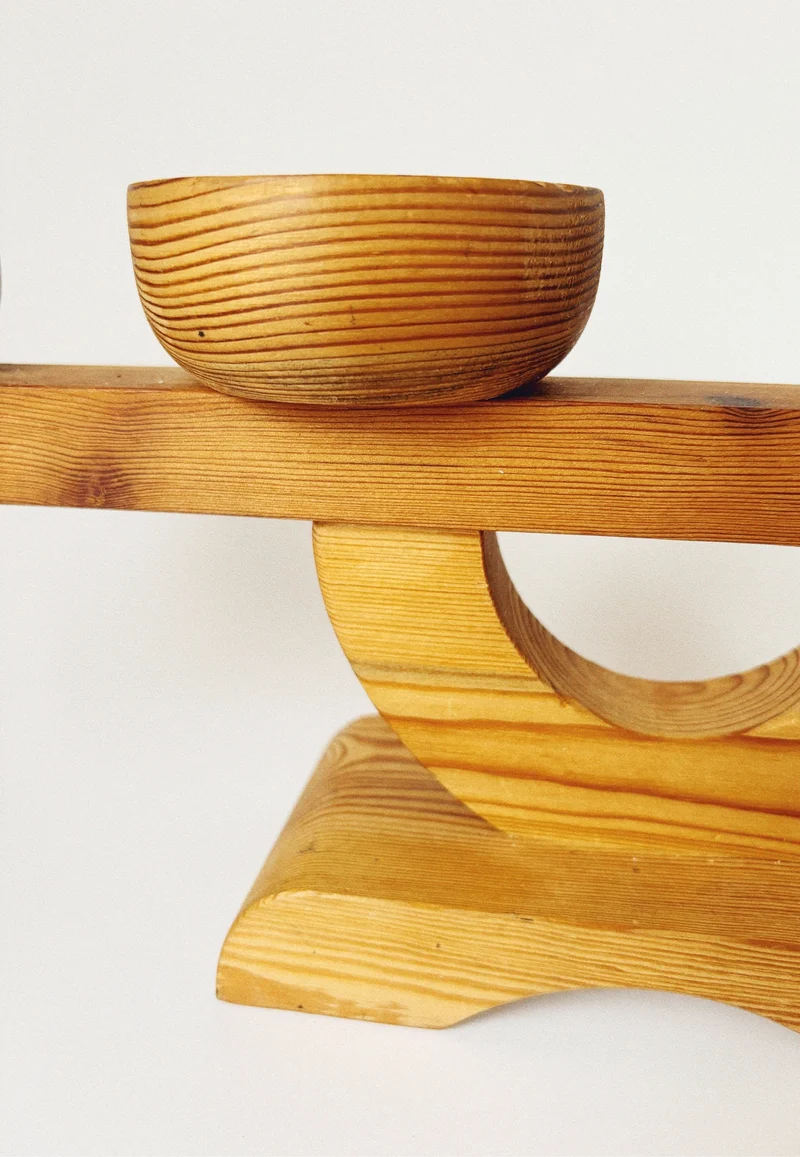 Large Pine Candelabra by Stig Johnsson, Sweden