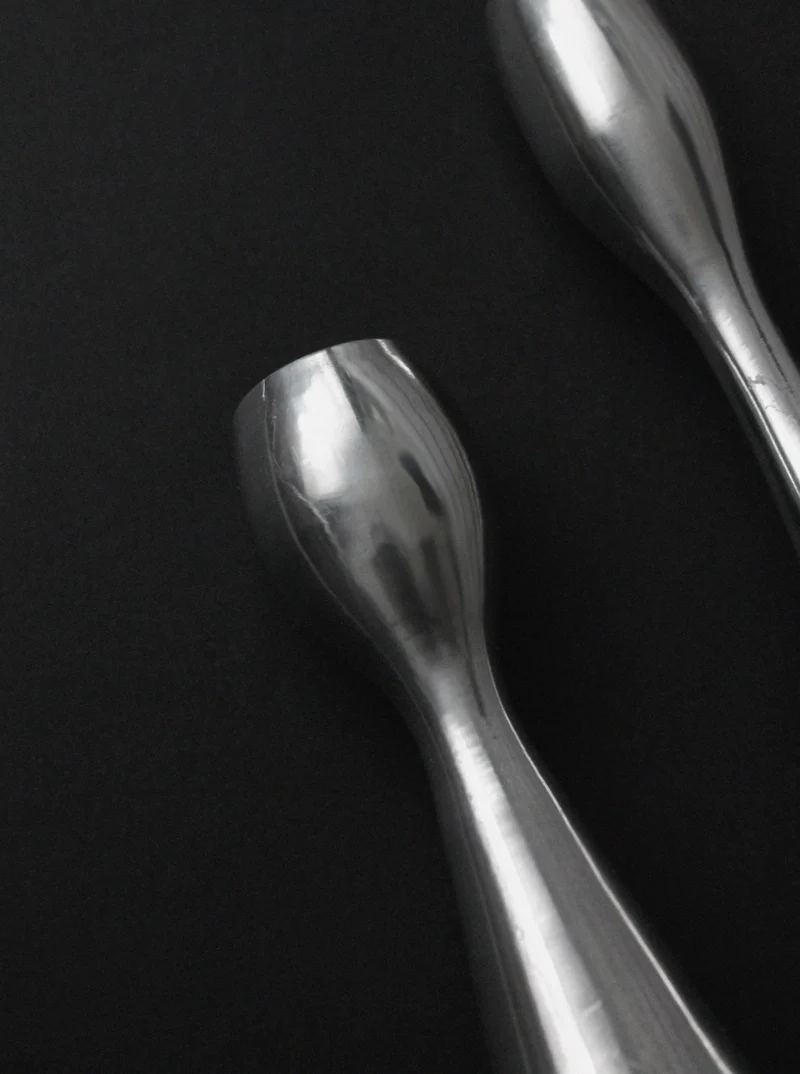 Polished Aluminum Candleholders