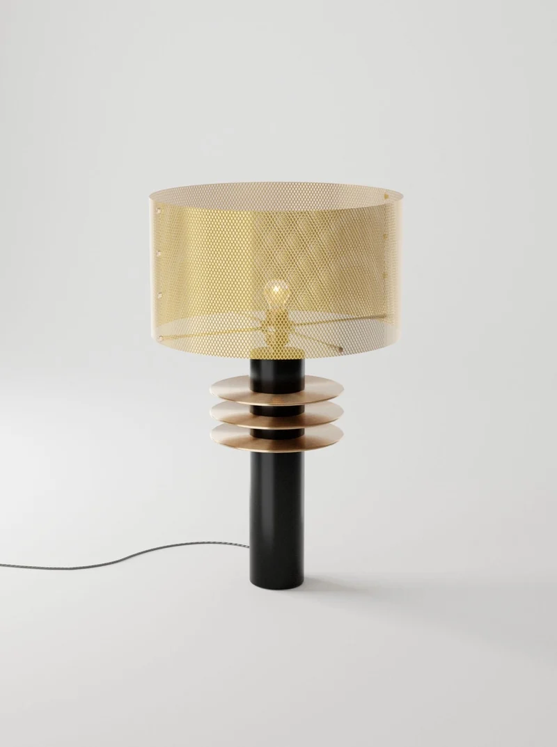 Black Swan Steel Table Lamp
