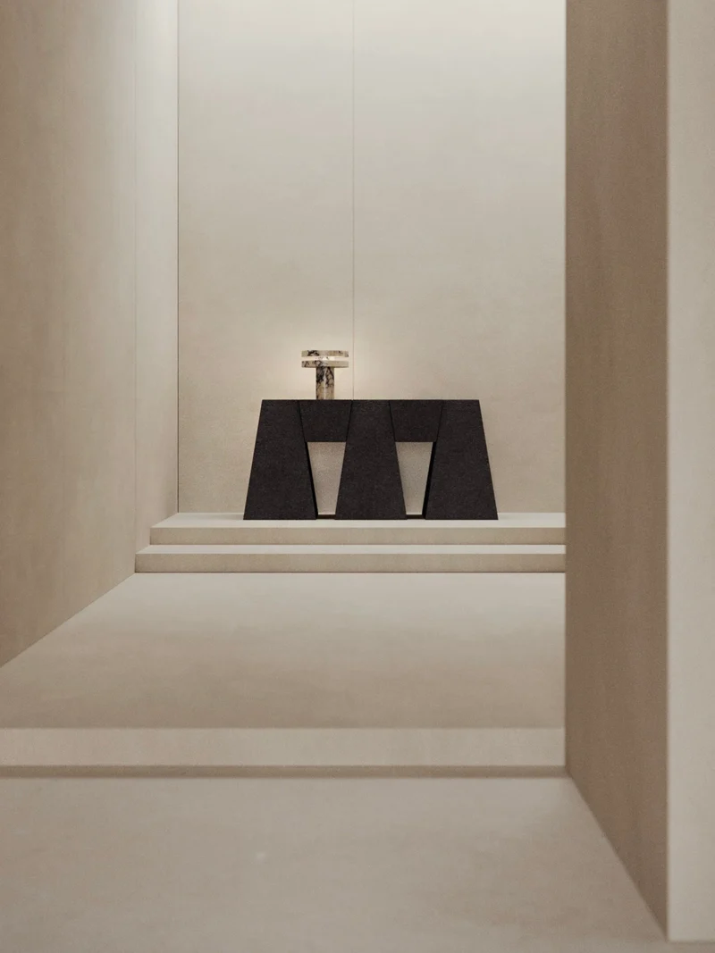 M_006 Walnut Console