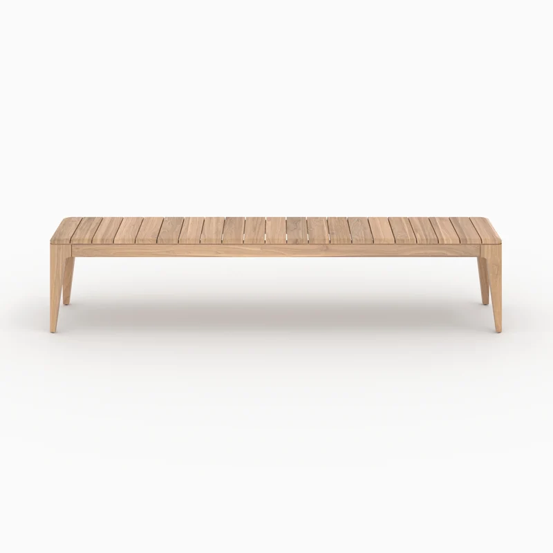 Table, bancs et chaises de jardin Nonza en bois de teck recyclé 10 personnes