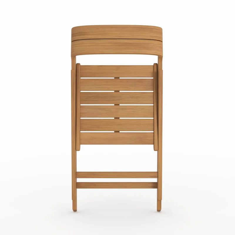 Table et chaises de jardin Siquijor en bois d'acacia huilé 2 personnes