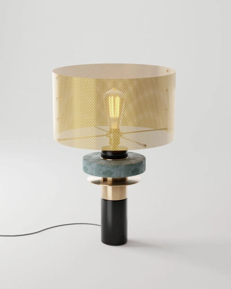 Dyane Brass Table Lamp