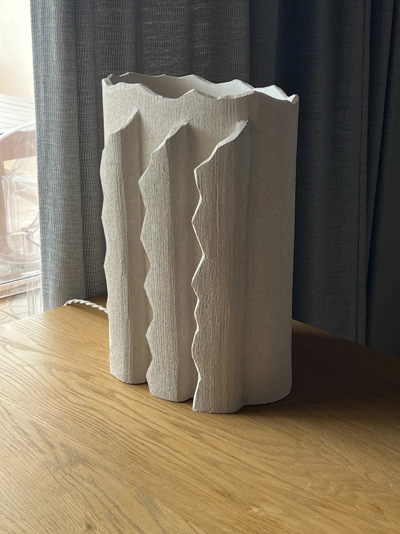 Mountain Climb Table Lamps in Ceramic