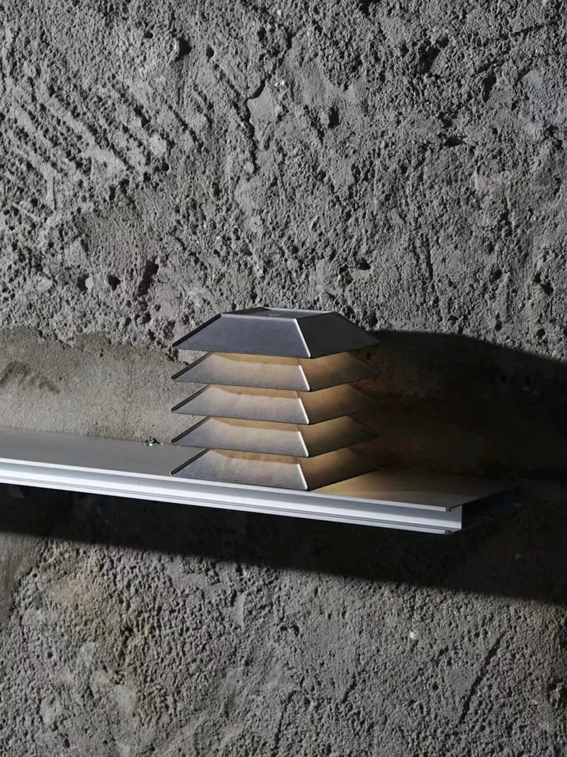 Pagoda Aluminium Table Lamp