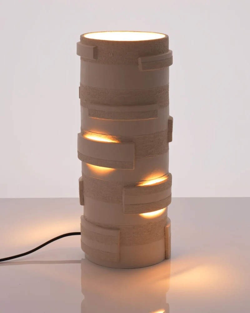"Bricks" Table Lamps in Ceramic