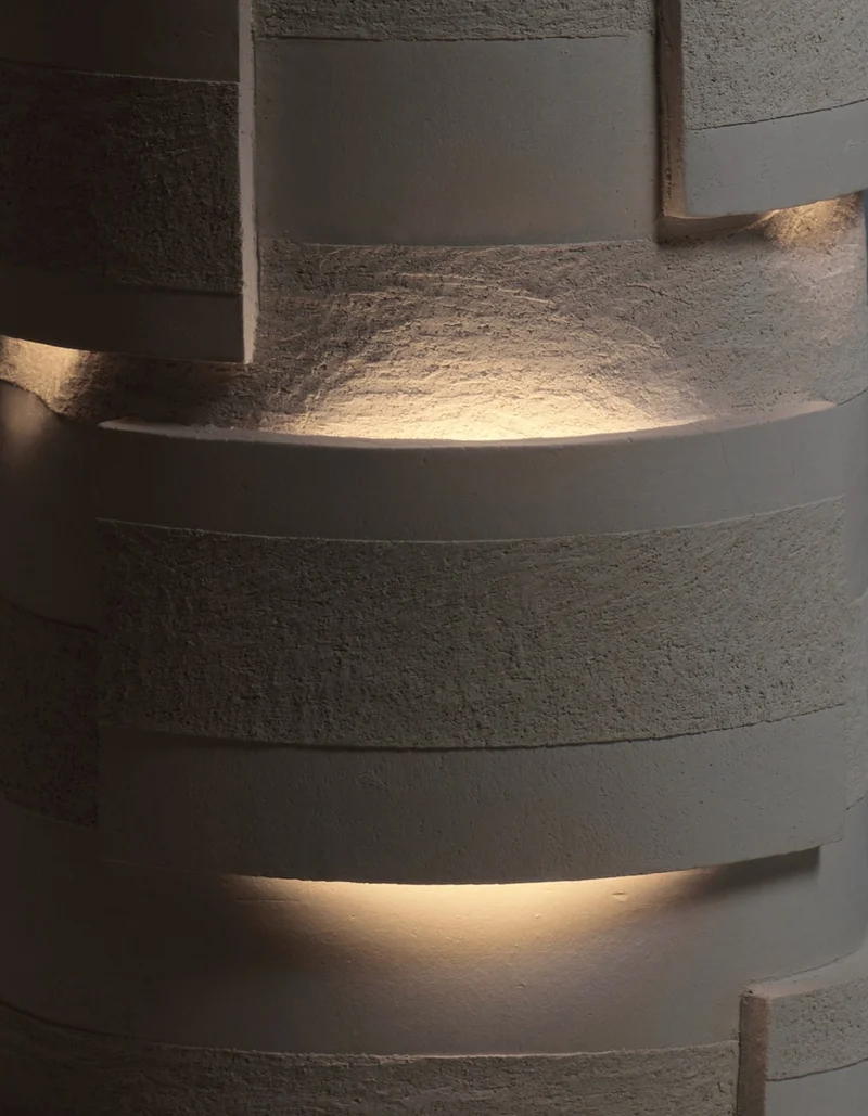 "Bricks" Table Lamps in Ceramic