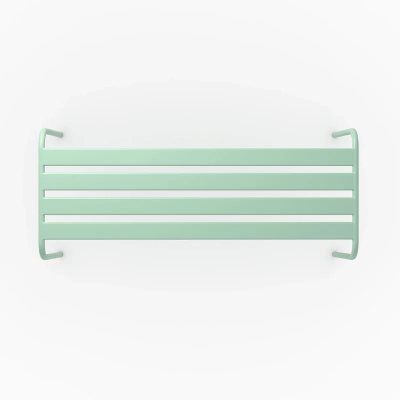 Banc de jardin Yumi en métal vert clair 2 personnes