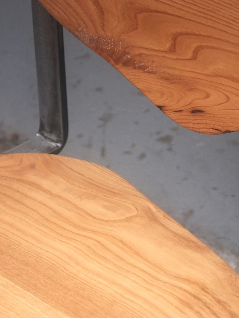 'Carmen Chair' in Chestnut Wood by ZAROLAT Studio