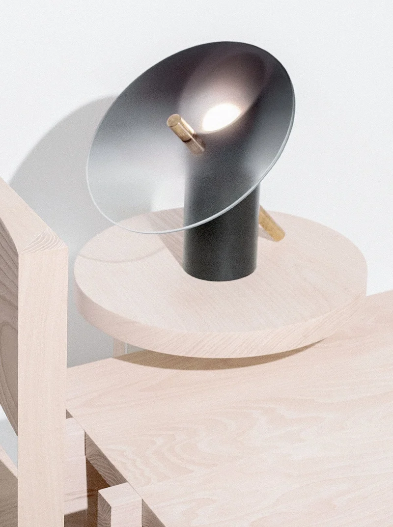 Tinge Brass Table Lamp