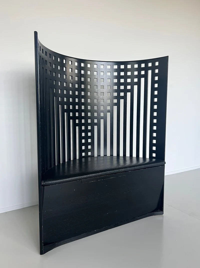 Willow Bench by Charles Rennie Mackintosh