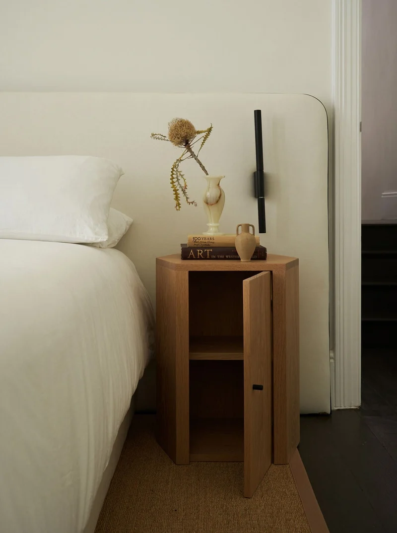 Pair of Park Night Stands in Oiled Oak