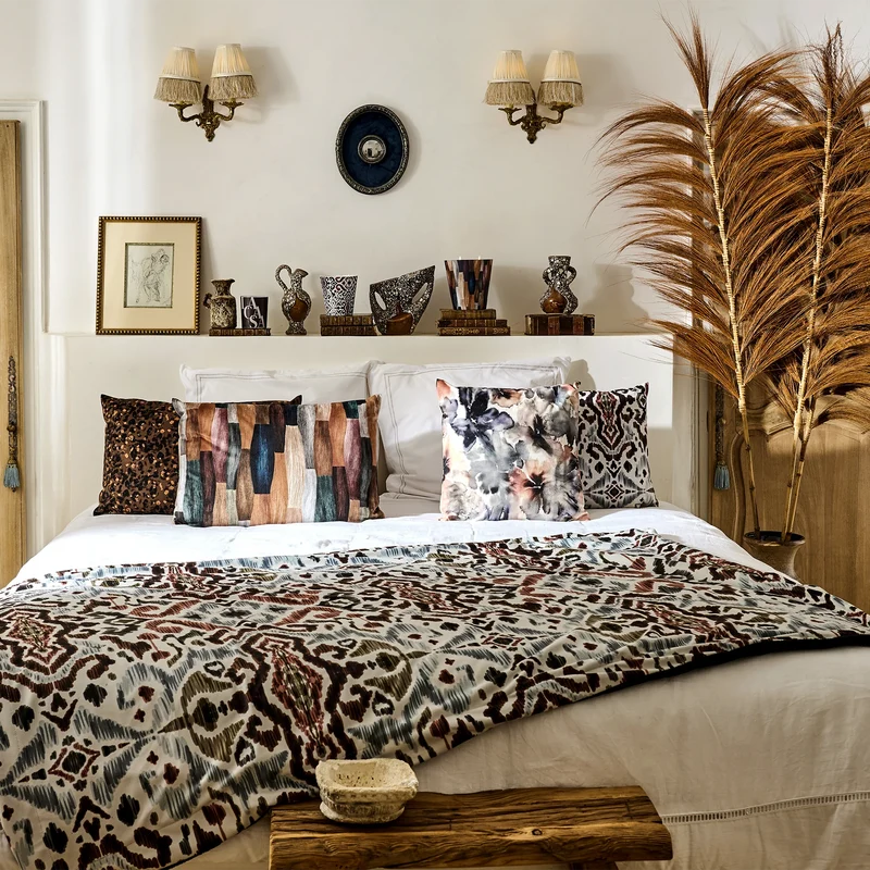 Coussin velours Potosi