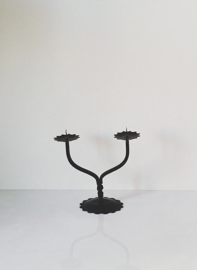 Metal Candleholder, Poland