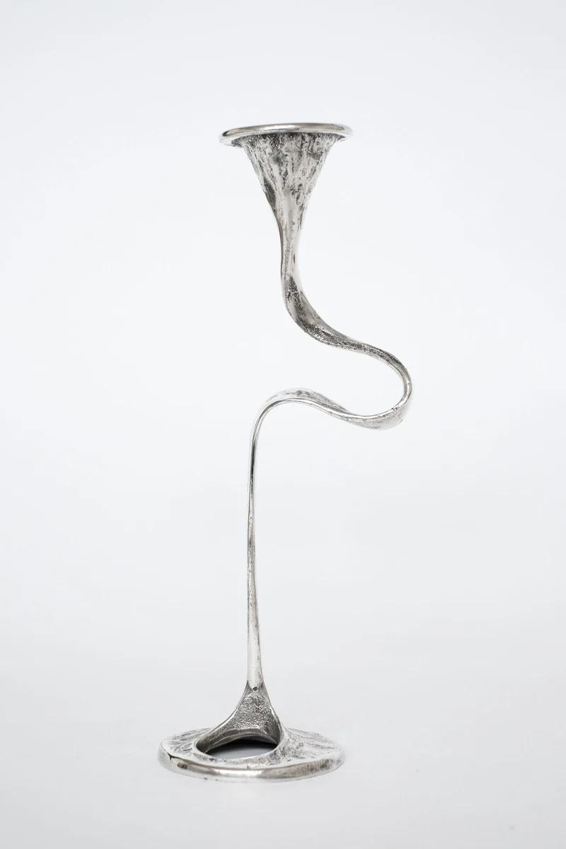 Silver-Plated Candle Holder Set 1950s
