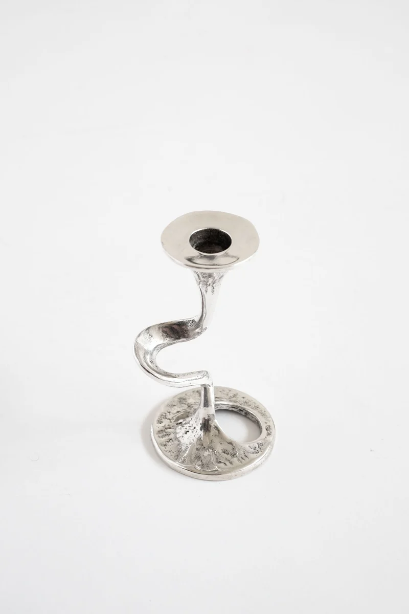 Silver-Plated Candle Holder Set 1950s
