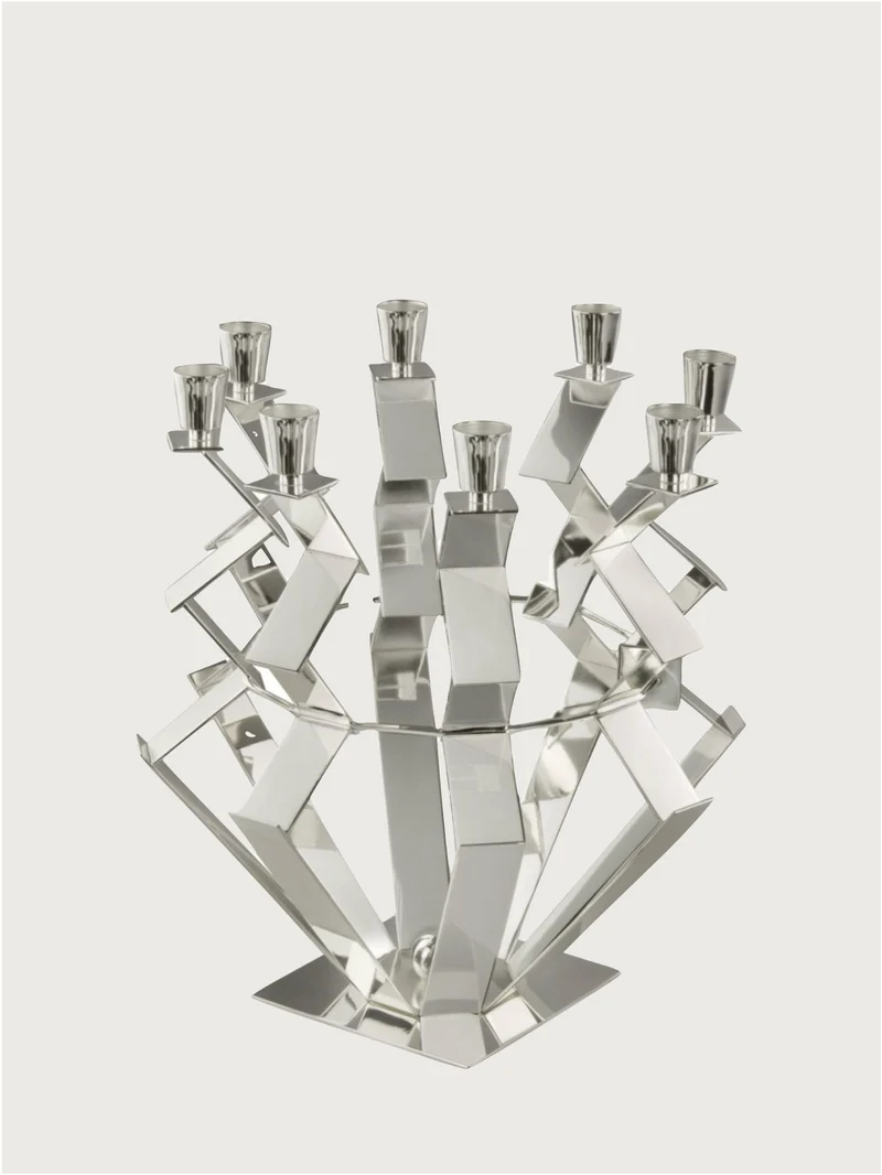 Silver plated 8-arm Candelabra