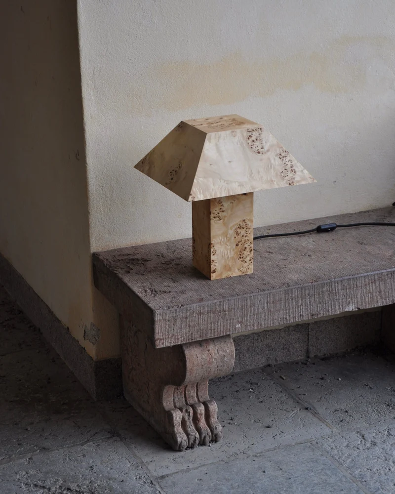 Wood Table Lamp 53
