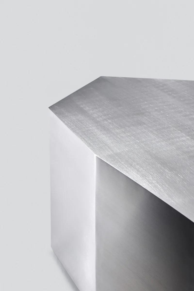 'Ame III' Steel Coffee Table