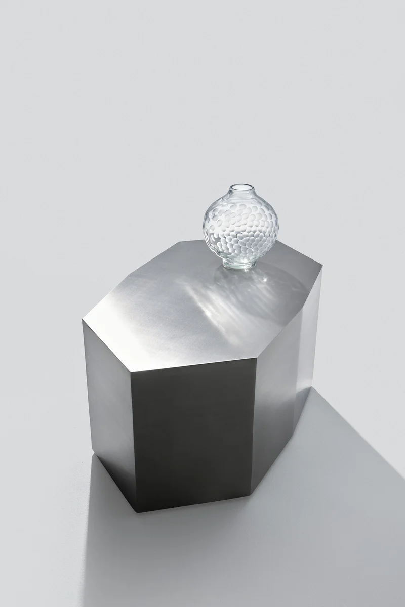 'Ame III' Steel Coffee Table