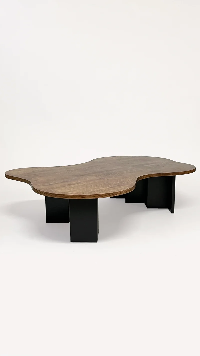 Spill Table - Oak Black by Goons