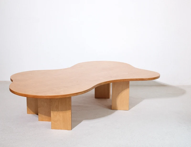 Spill Table - Oak Black by Goons