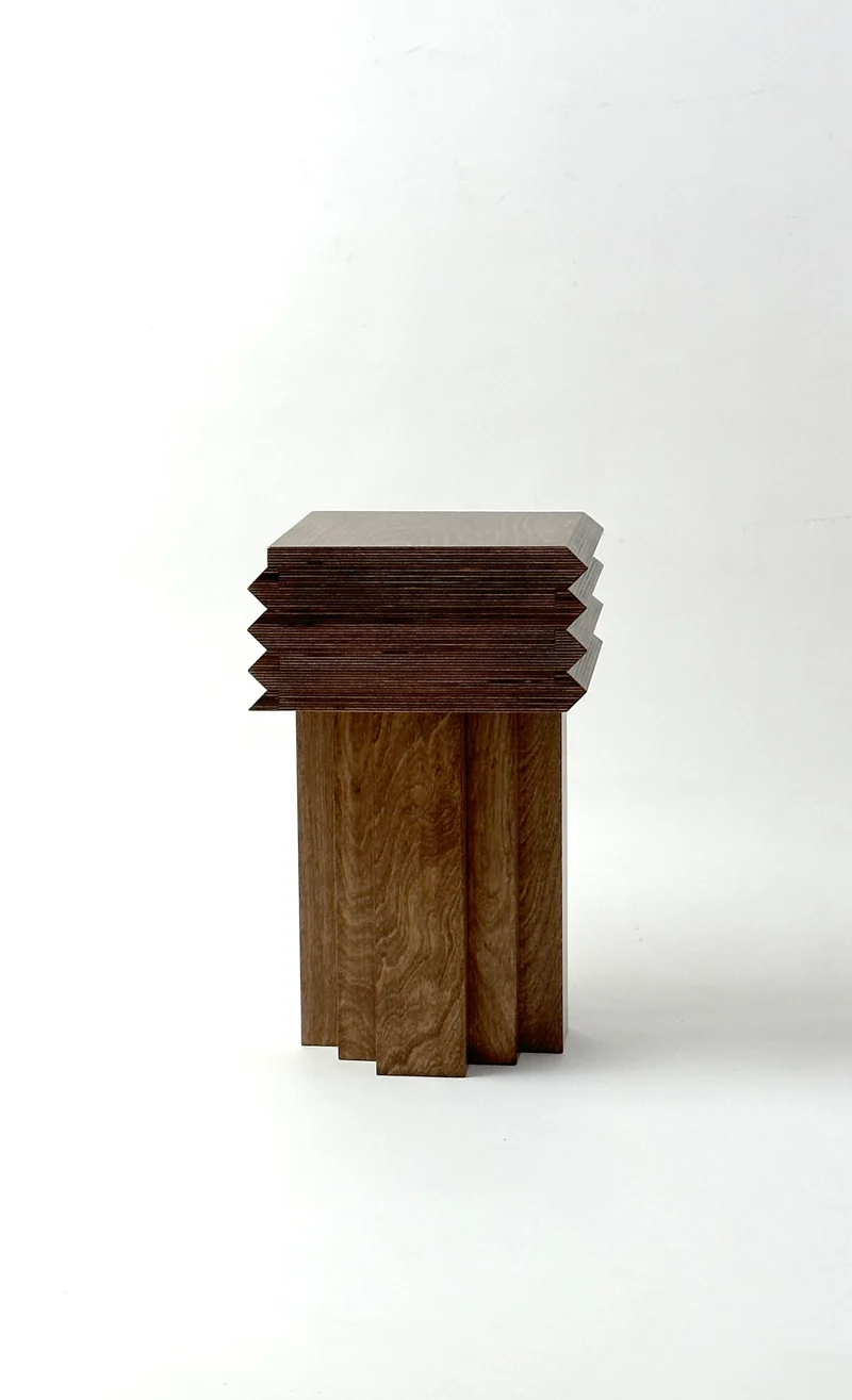 MM Stool - Dark Oak by Goons
