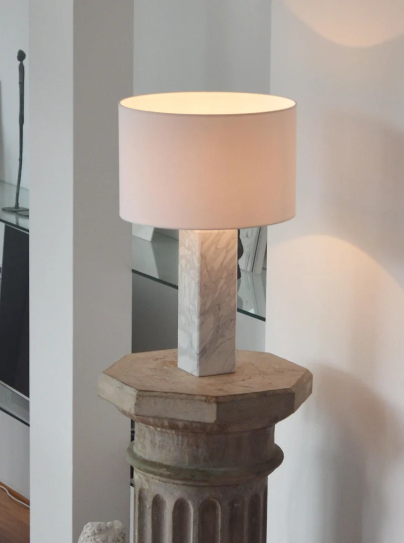 Athens Marble Table Lamp 1