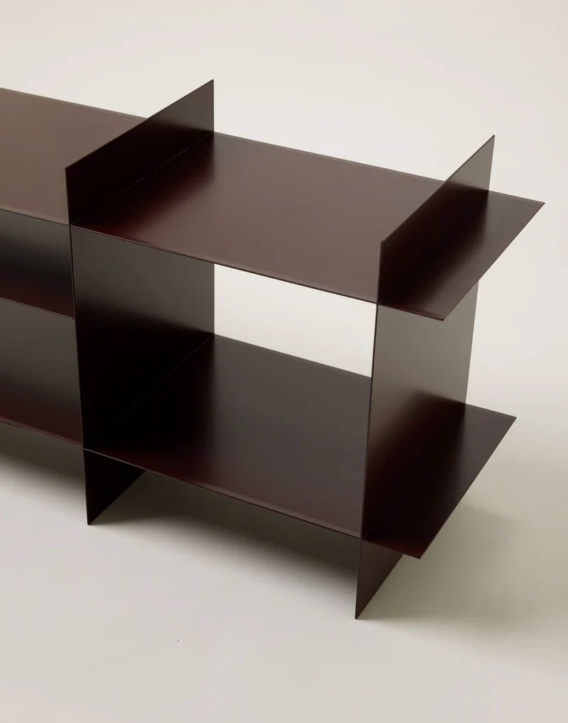 Steel Grid Shelving Unit