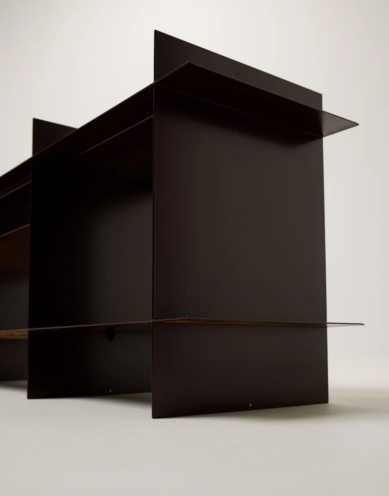 Steel Grid Shelving Unit