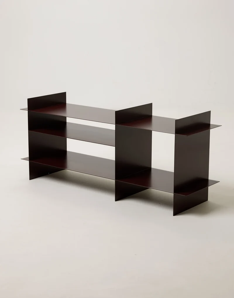 Steel Grid Shelving Unit
