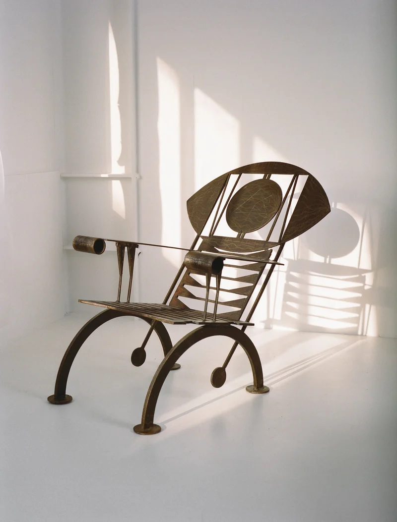 Functional Sculpture / Vintage Artist Arm Chair from Nigeria C. 1960-70