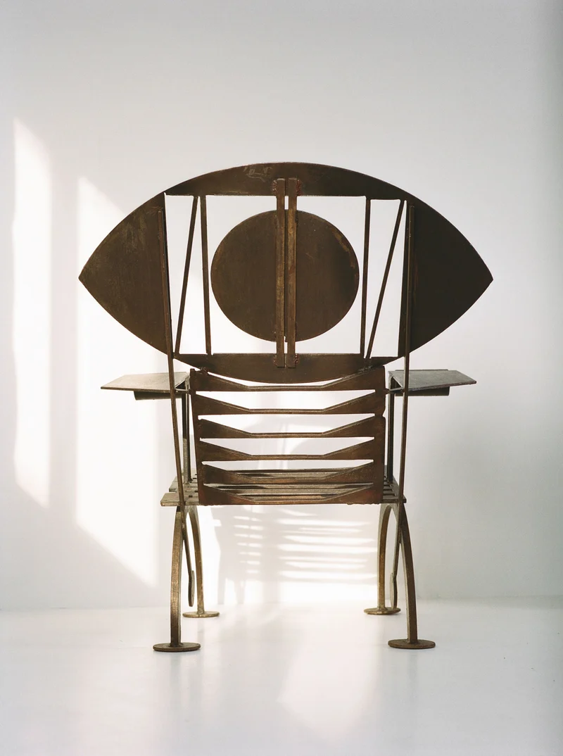 Functional Sculpture / Vintage Artist Arm Chair from Nigeria C. 1960-70
