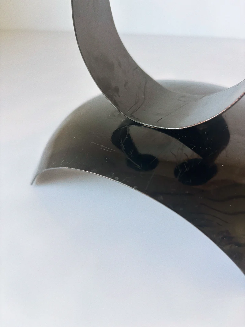 Curved Metal Candleholder, Poland