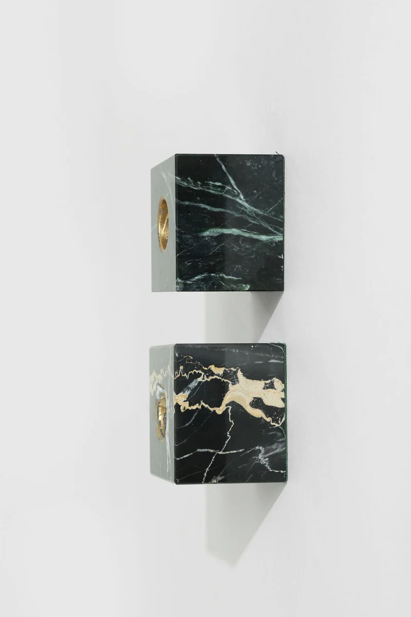 Nero Portoro Candleholder Set